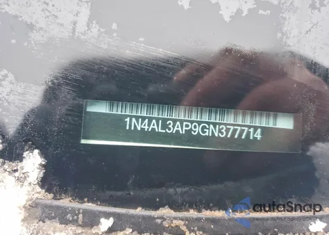 2016 Nissan Altima 2.5 from USA, damaged, VIN 1N4AL3AP9GN377714